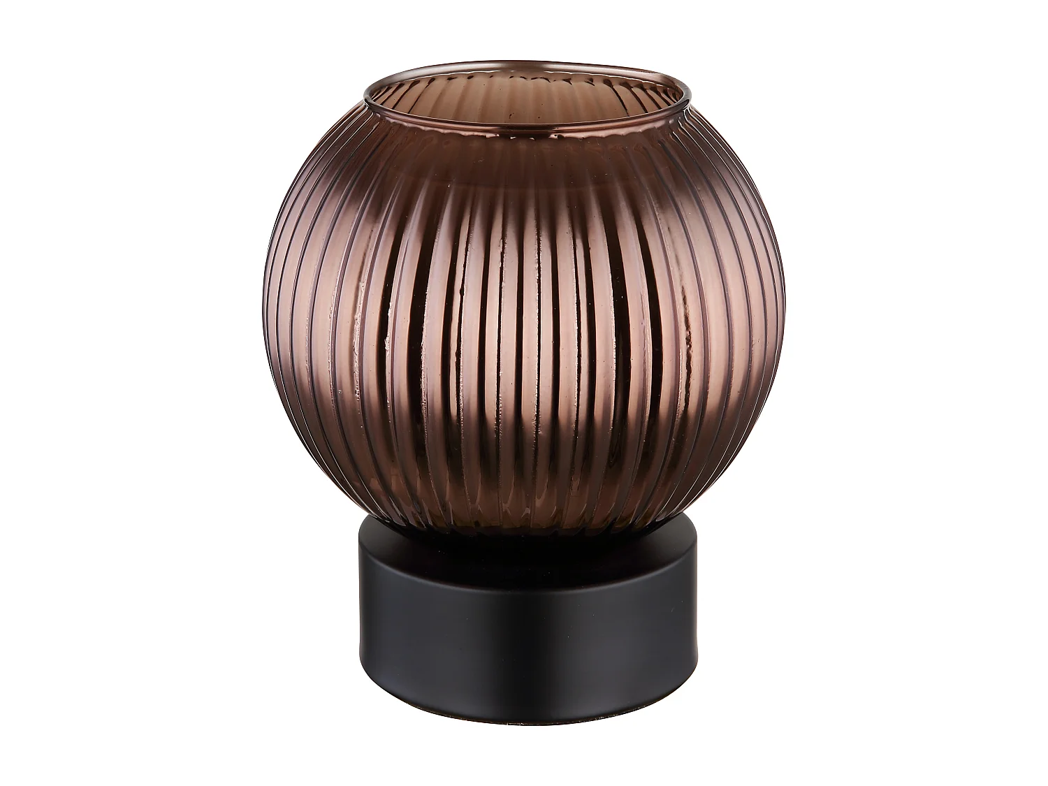 Lampe à poser métal noir mat, 1x E27