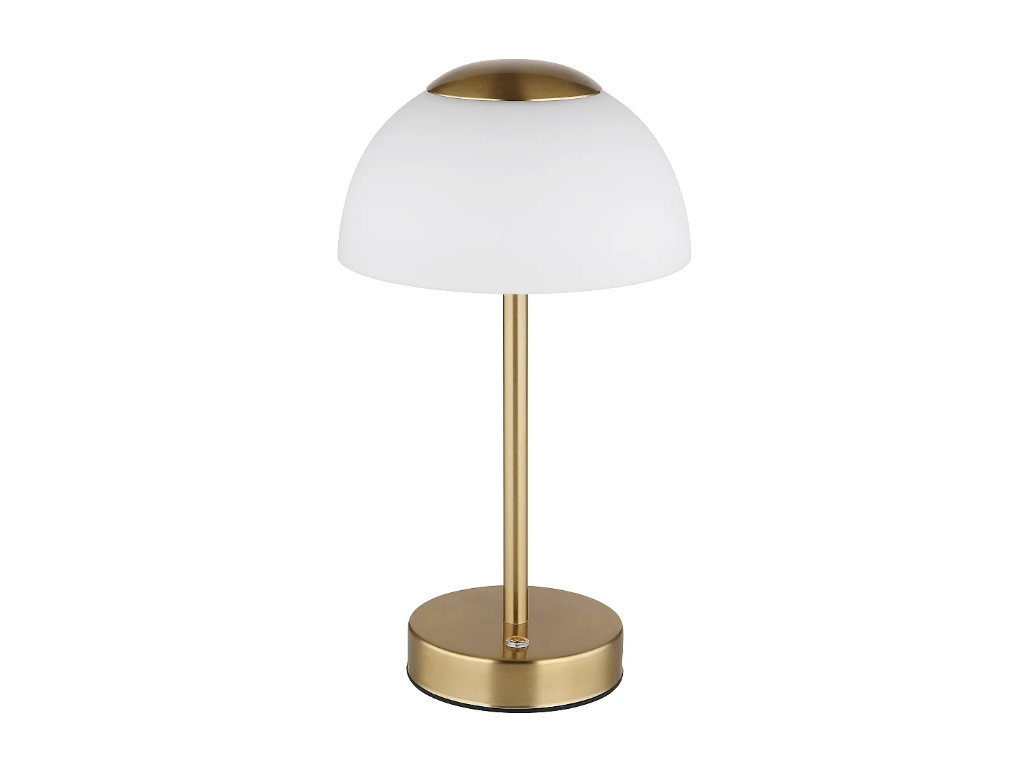 Lampe à poser métal couleur laiton mat, LED