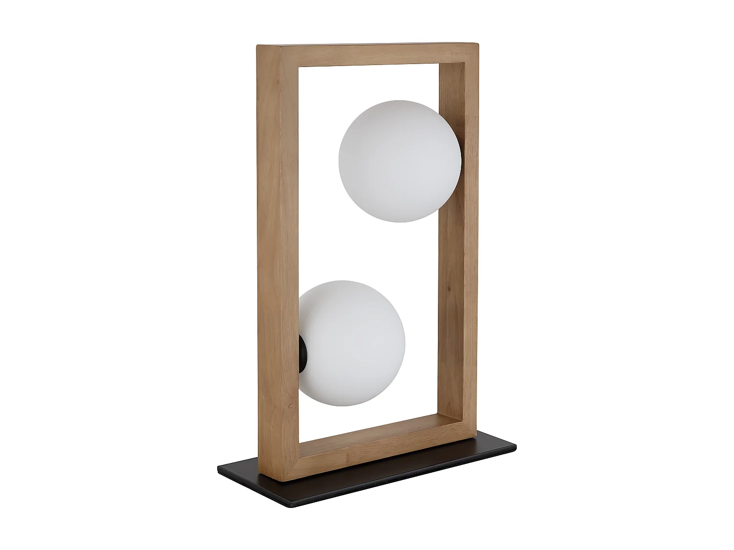 Tafellamp metaal zwart dof, 2x G9