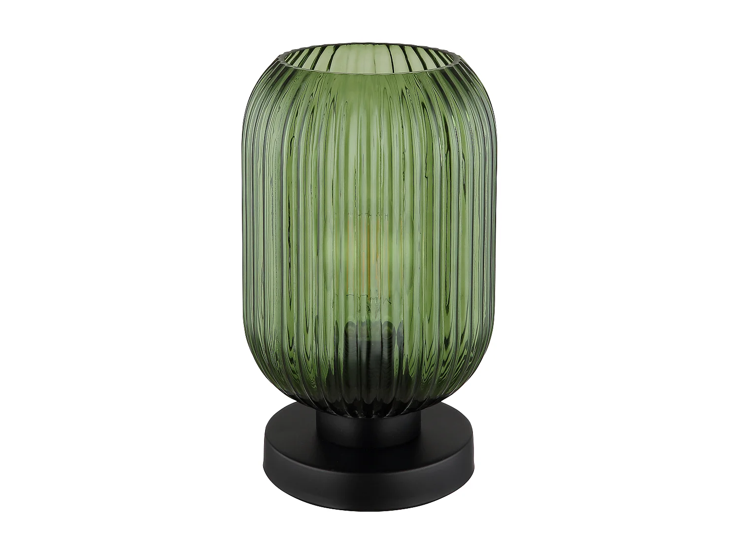 Lampe à poser métal noir mat, 1x E27