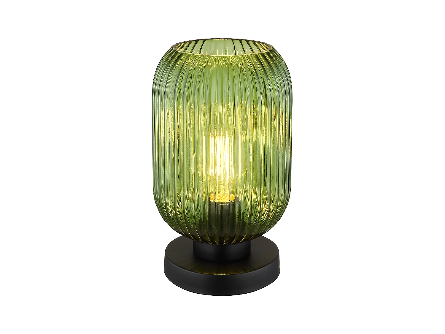 Lampe à poser métal noir mat, 1x E27