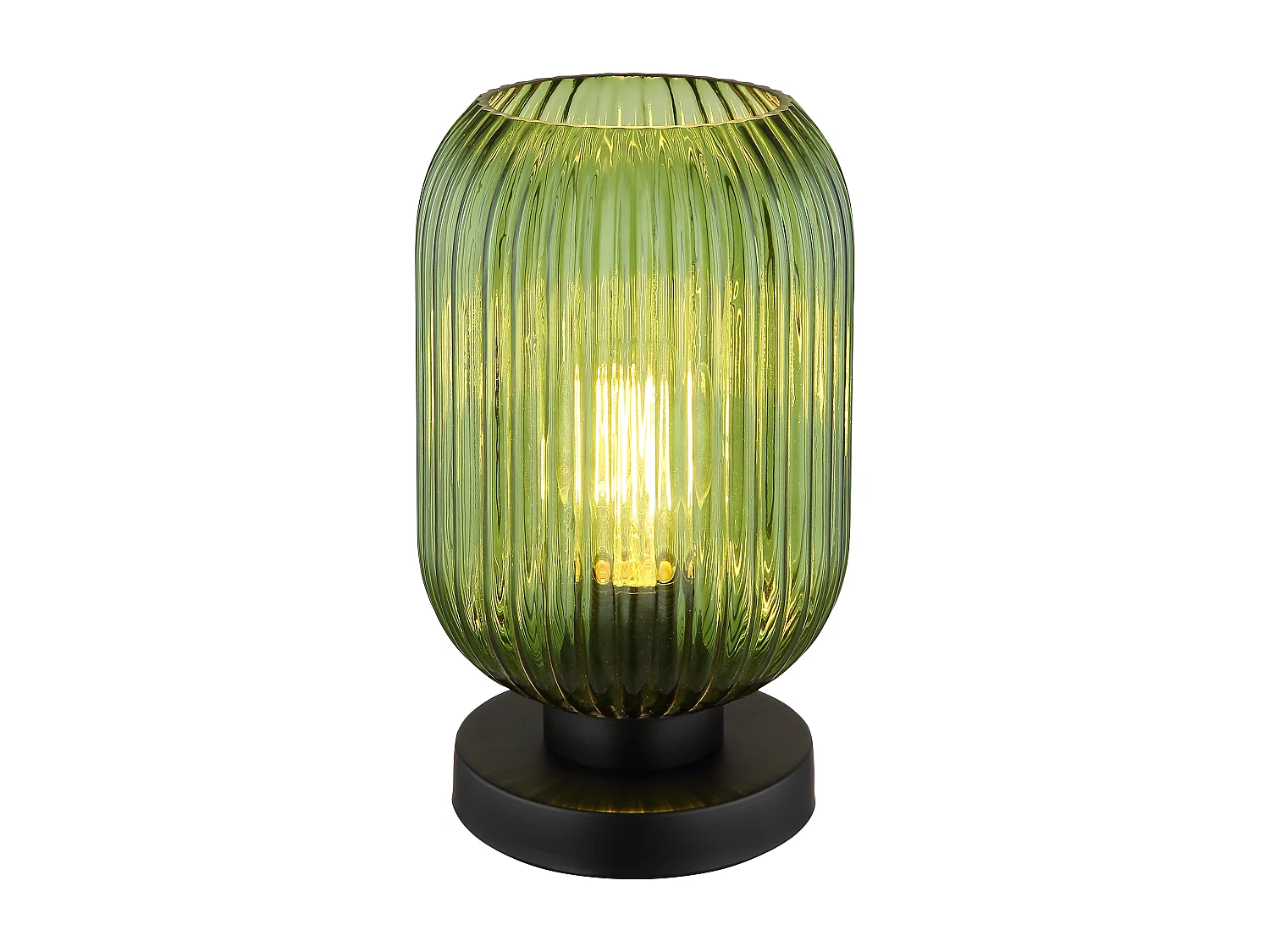 Lampe à poser métal noir mat, 1x E27