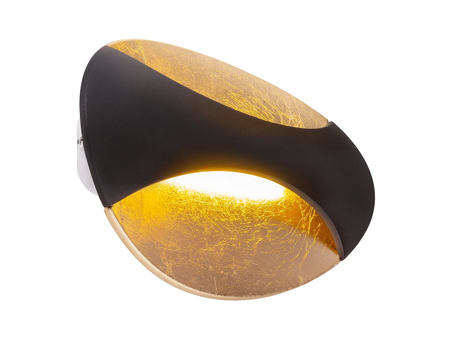 Applique murale métal noir, LED