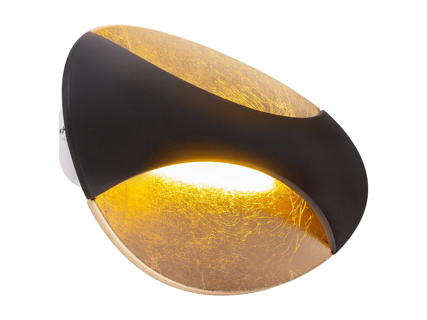 Wandleuchte Metall schwarz, LED