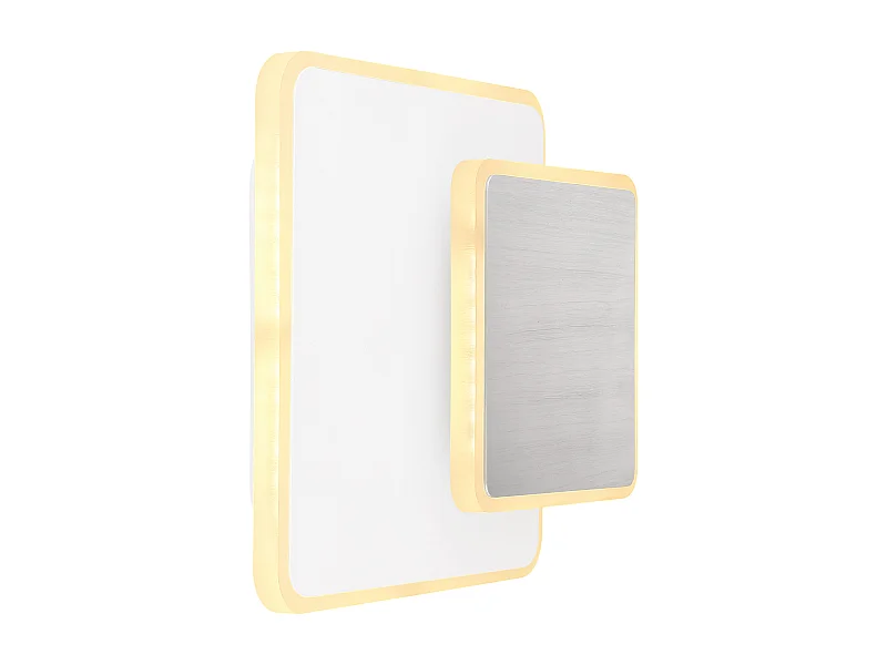Applique murale métal blanc, LED