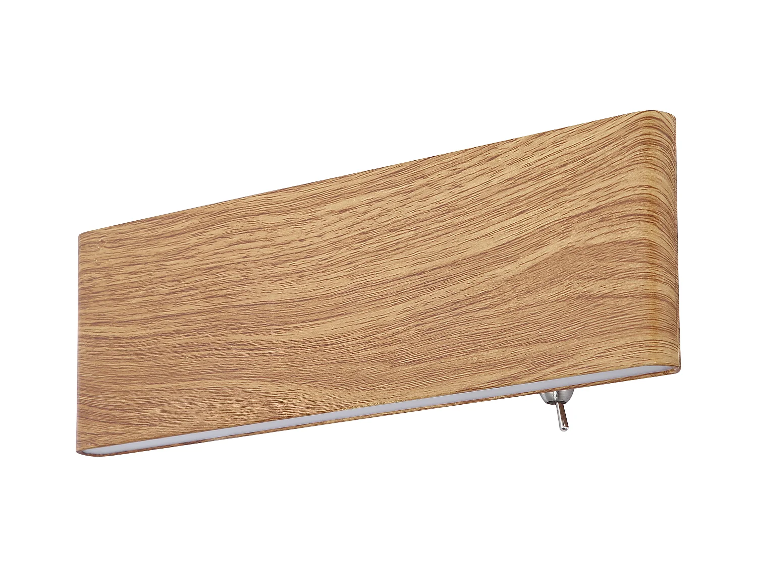 Applique murale métal décor bois, LED