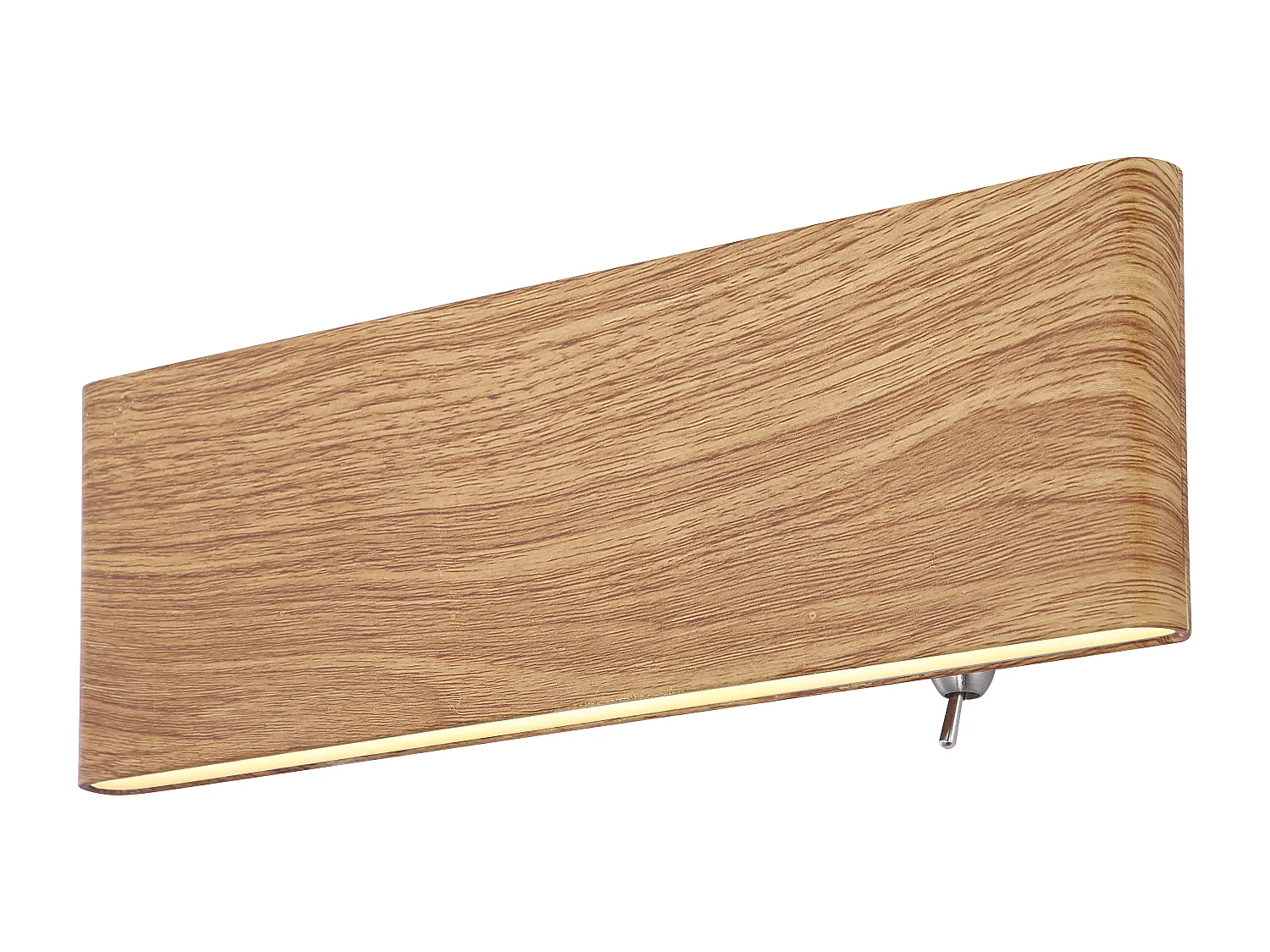 Applique murale métal décor bois, LED