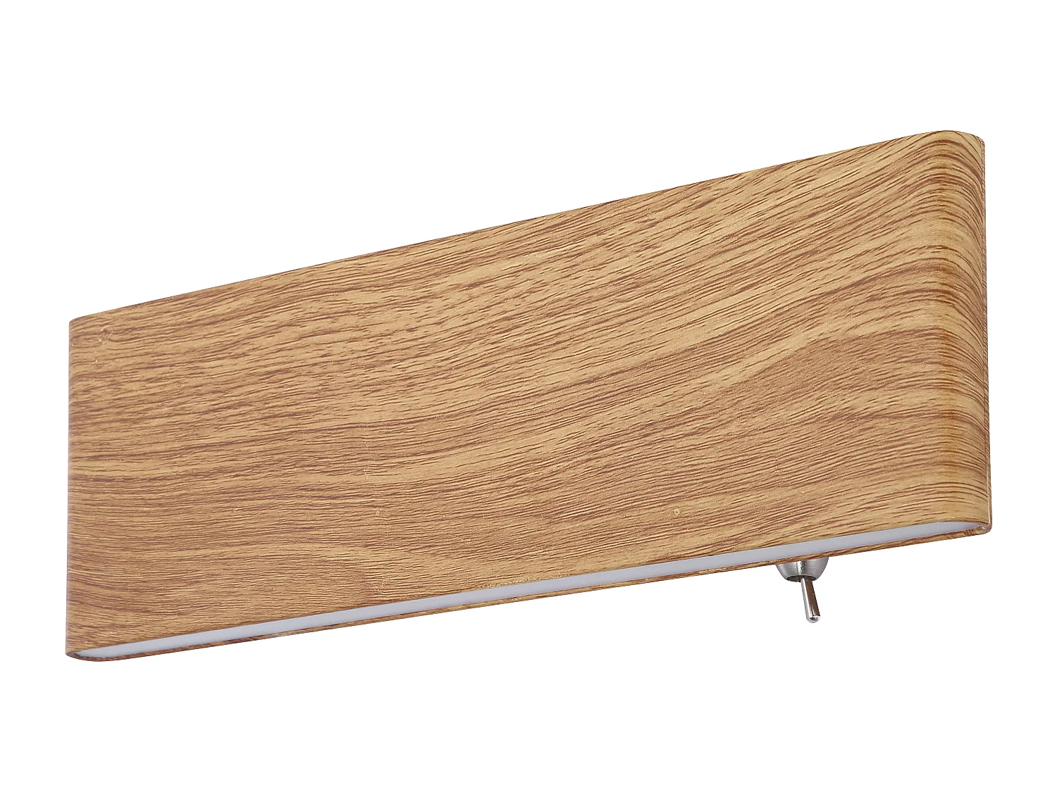 Applique murale métal décor bois, LED