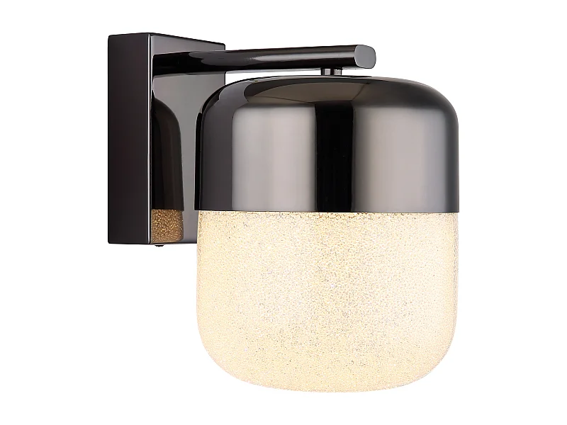 Wandlamp metaal grafiet dof, LED