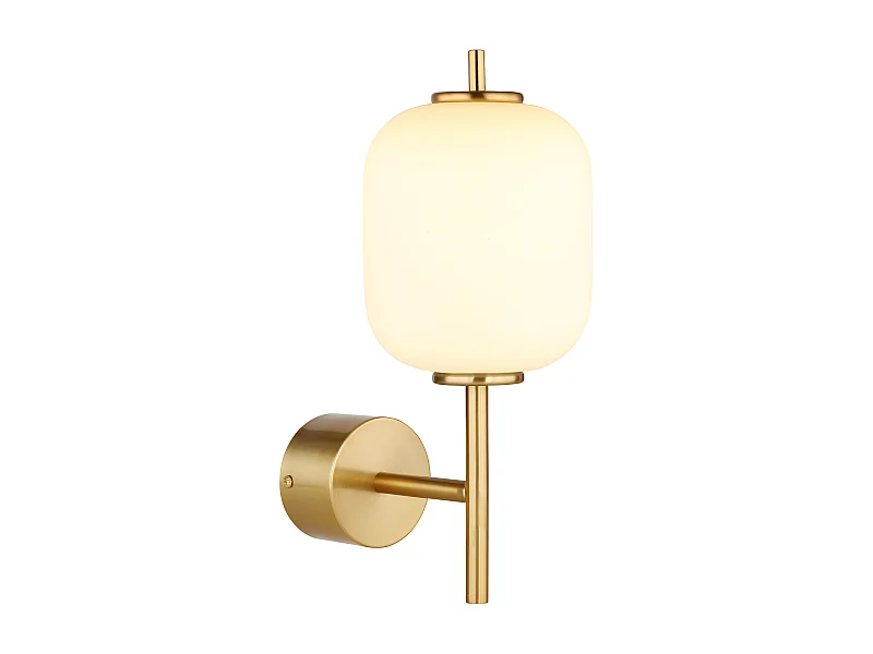 Applique murale métal couleur laiton, LED