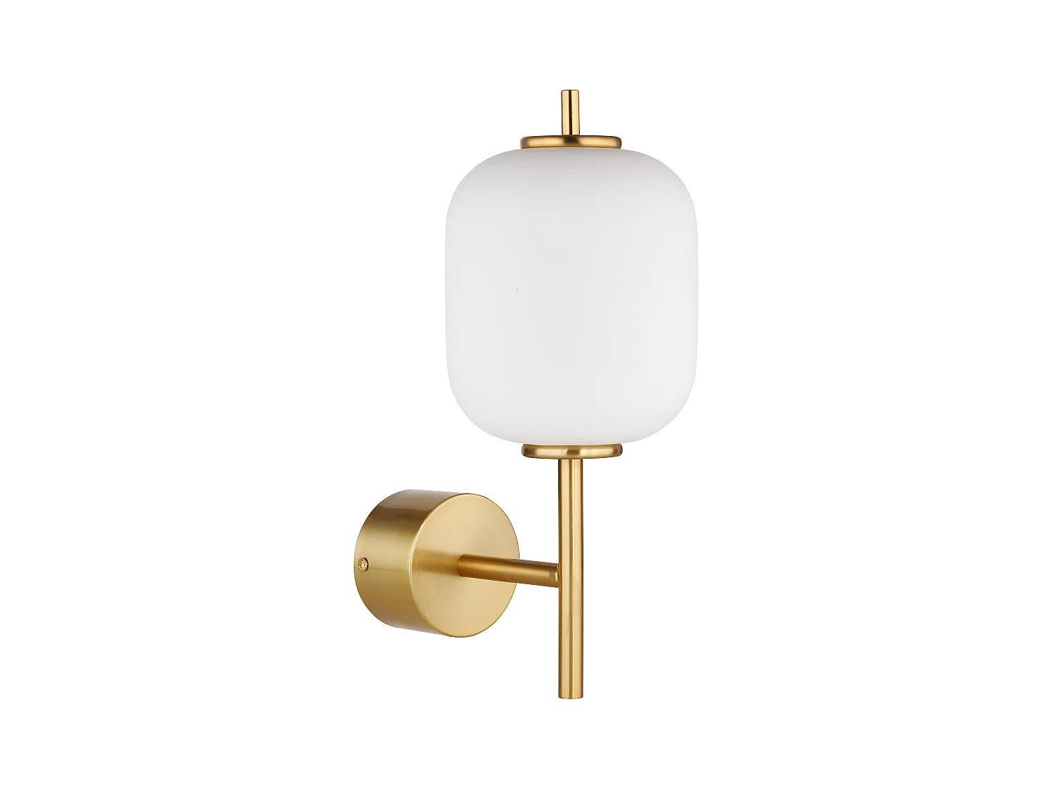 Applique murale métal couleur laiton, LED