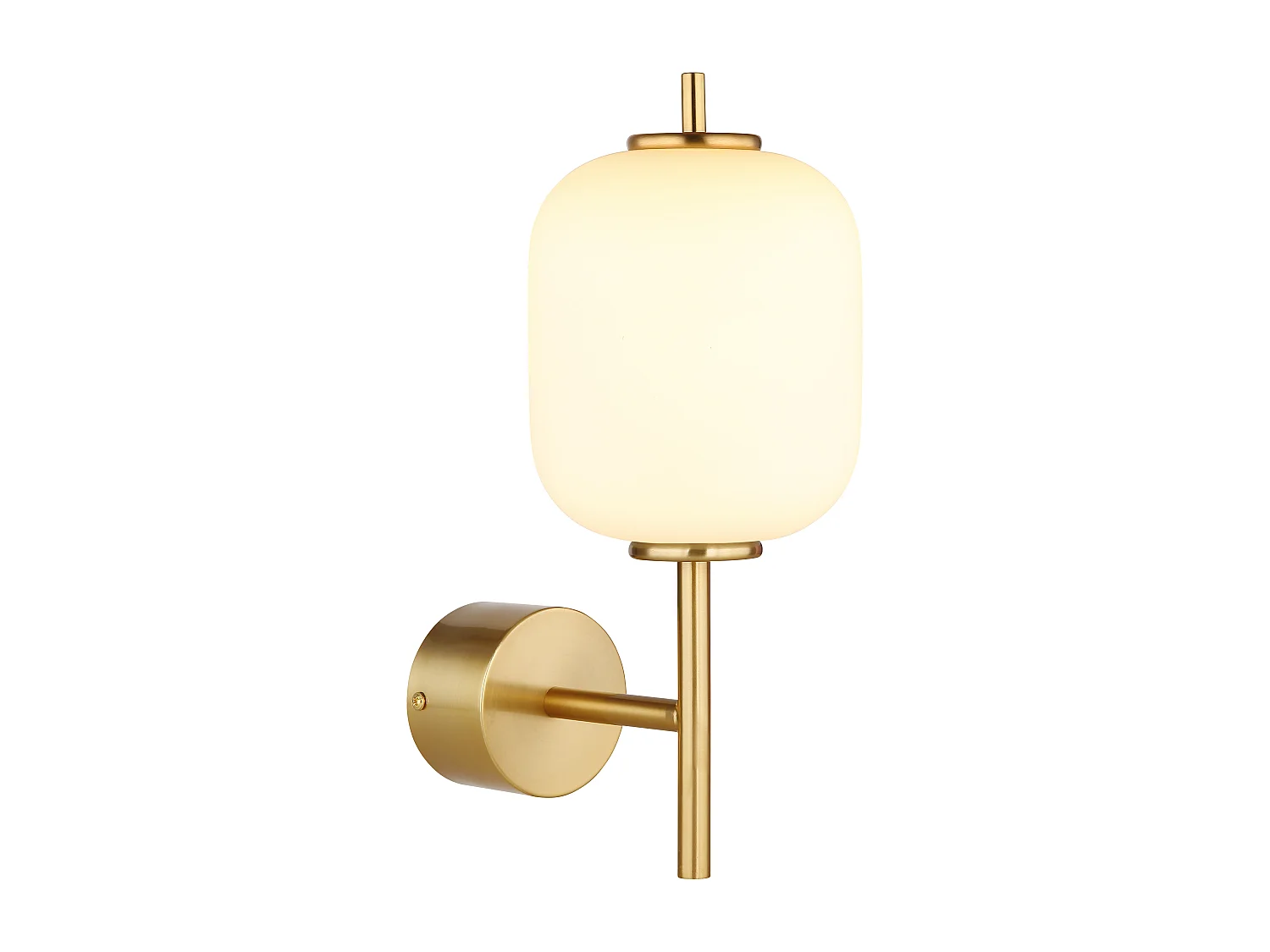 Applique murale métal couleur laiton, LED