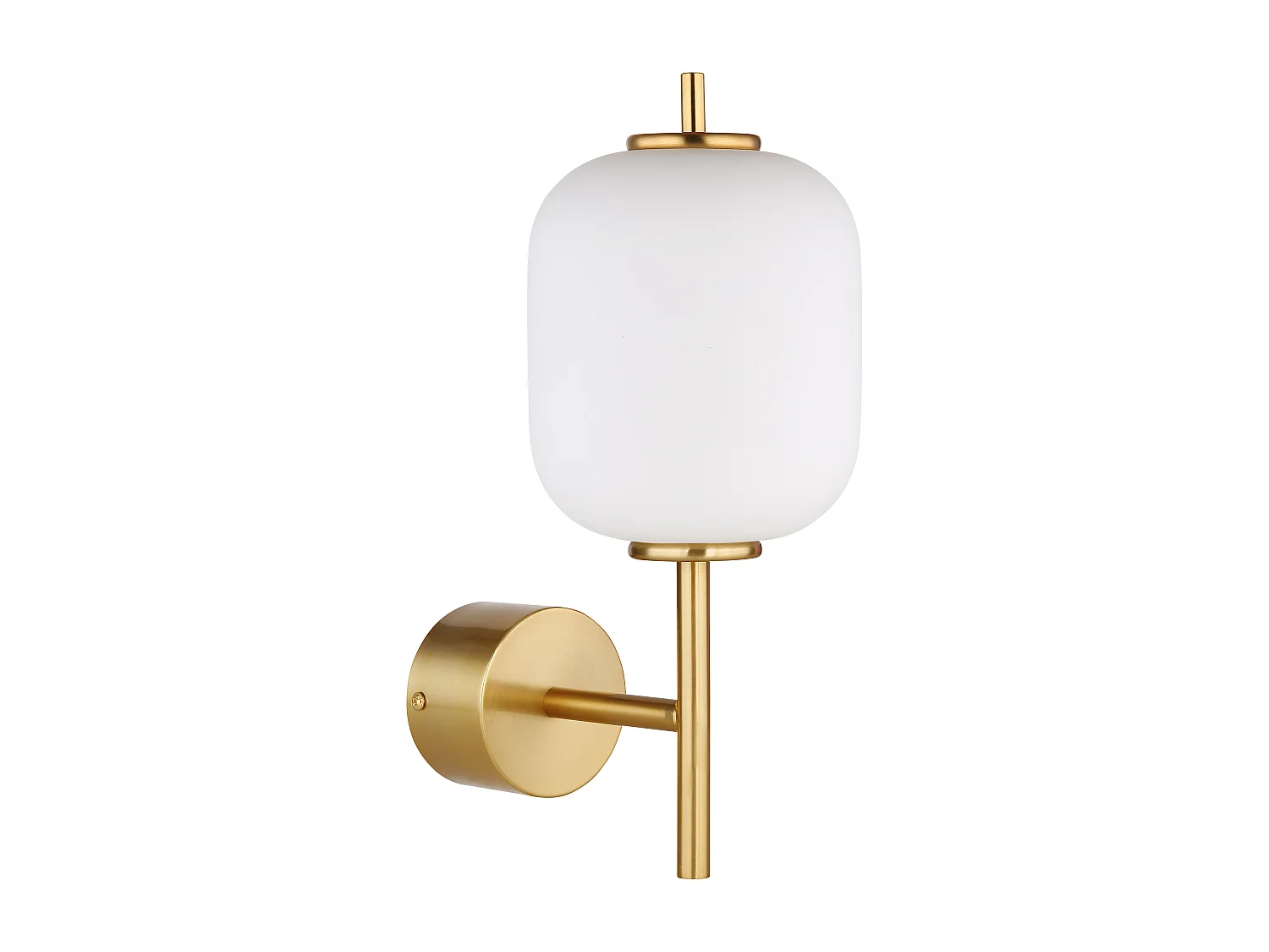 Applique murale métal couleur laiton, LED