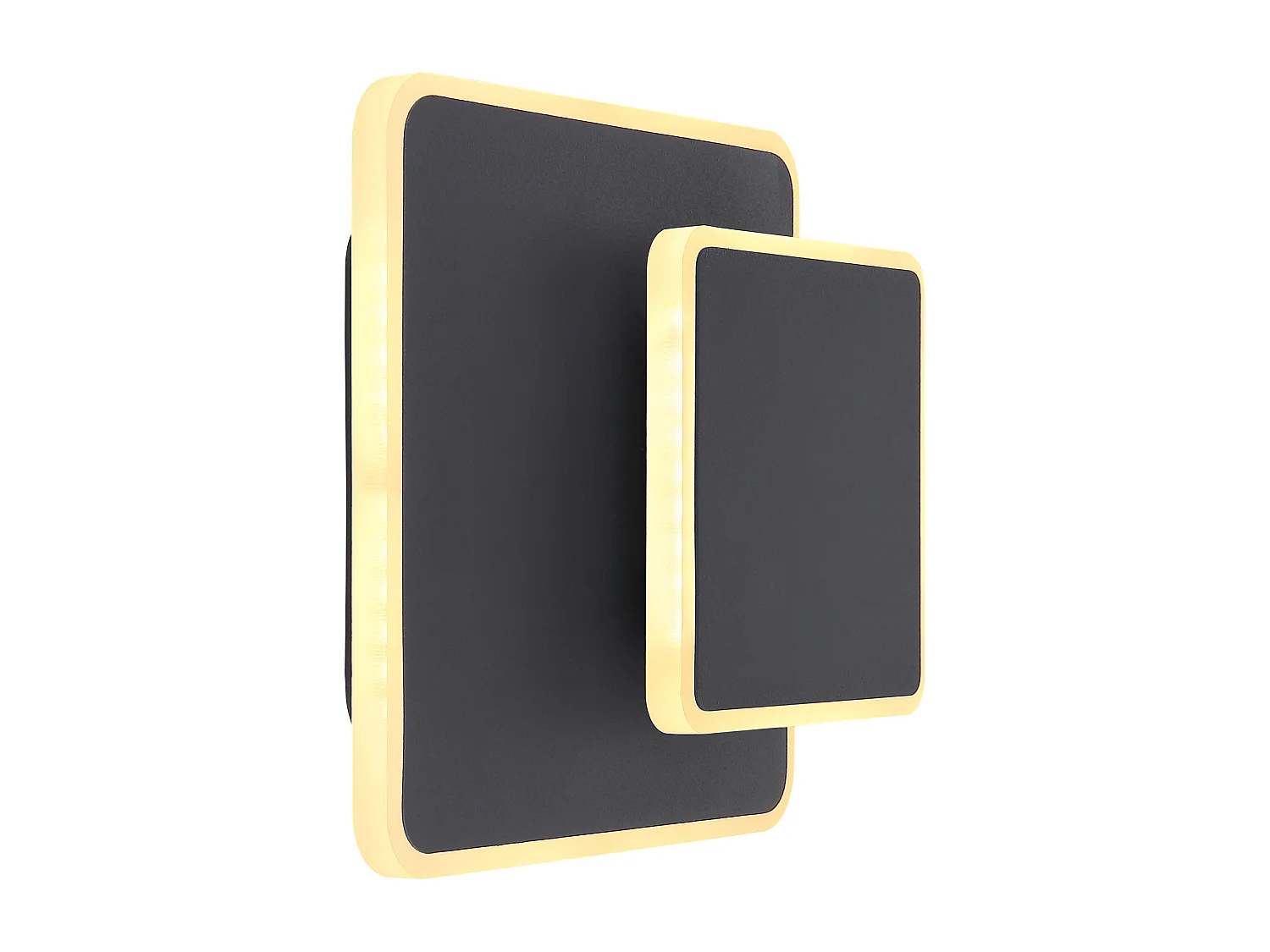 Wandleuchte Metall schwarz, LED