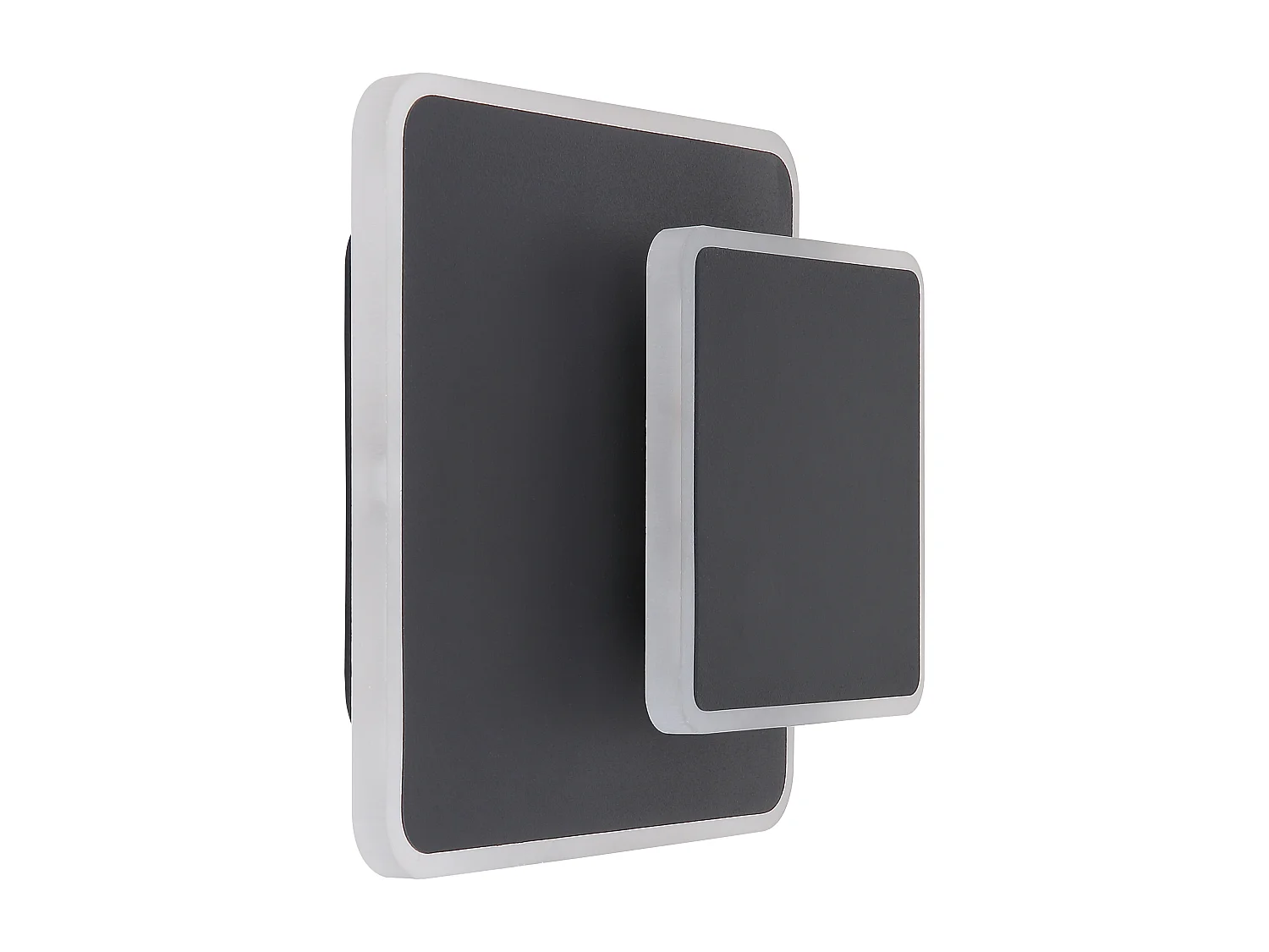 Wandleuchte Metall schwarz, LED