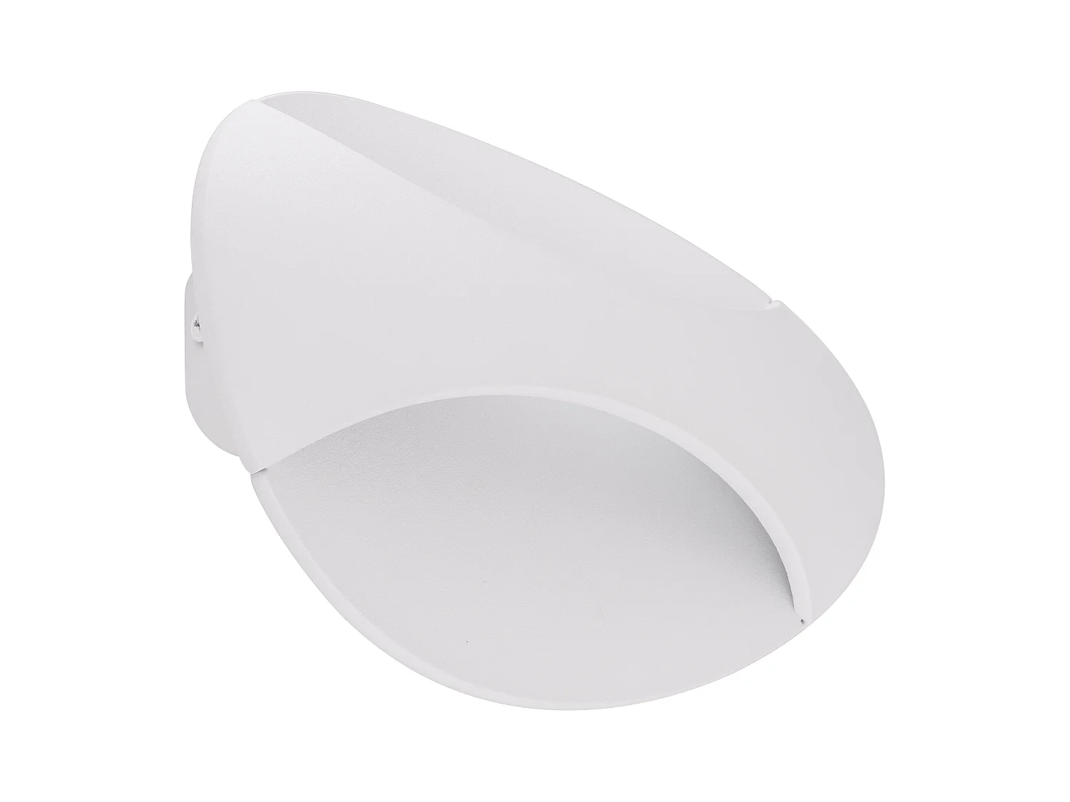 Applique murale métal blanc, LED