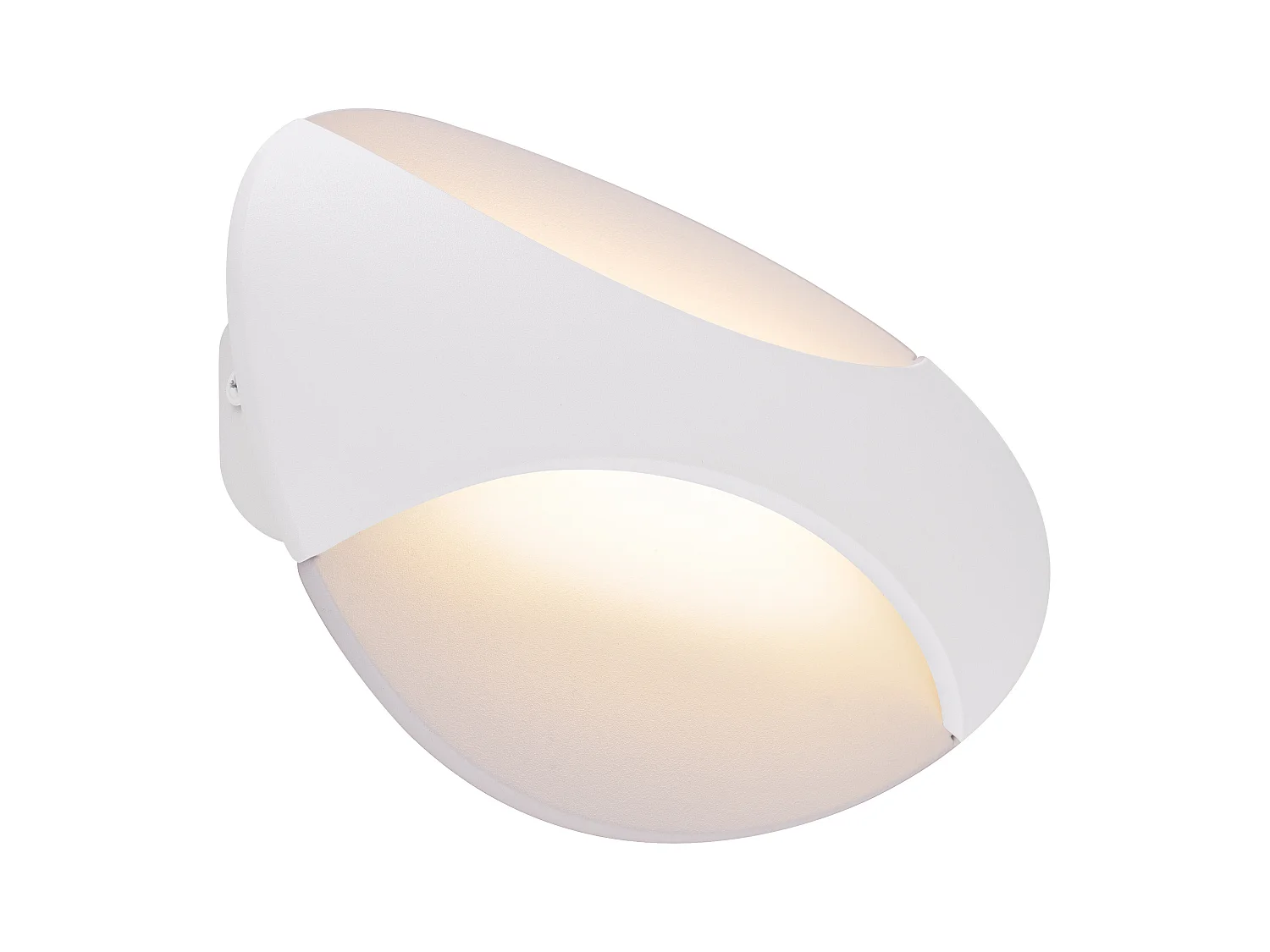 Applique murale métal blanc, LED