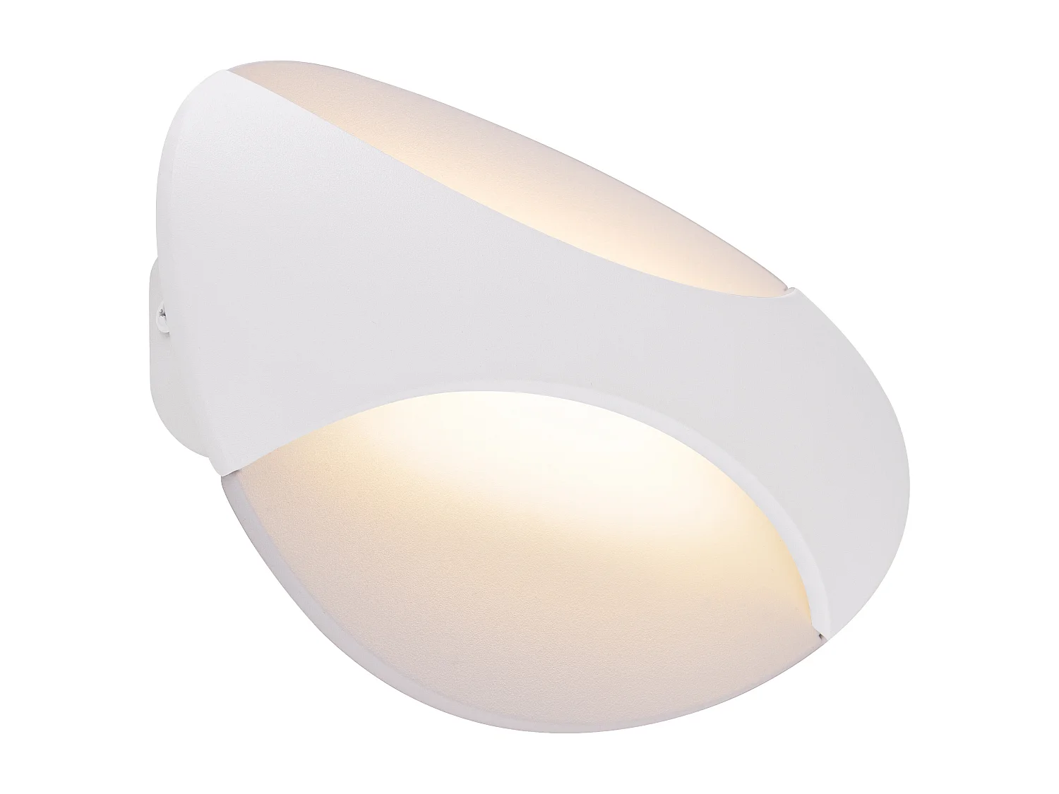 Applique murale métal blanc, LED