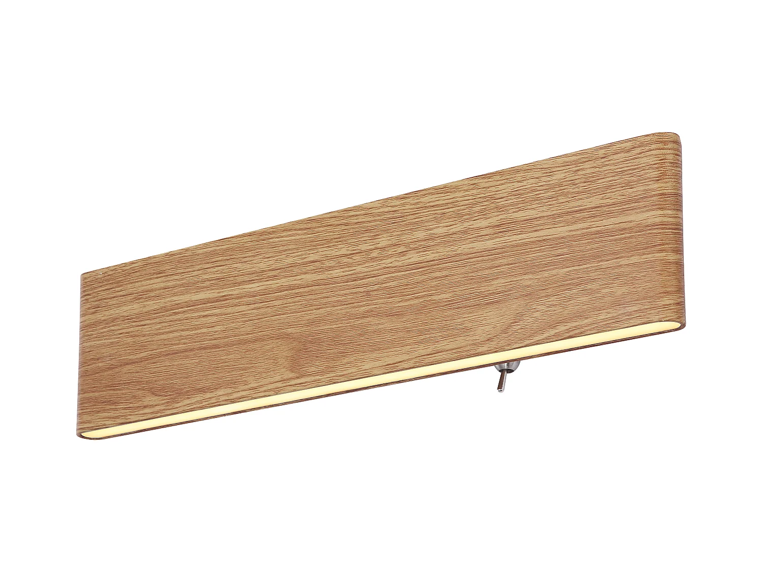 Applique murale métal décor bois, LED