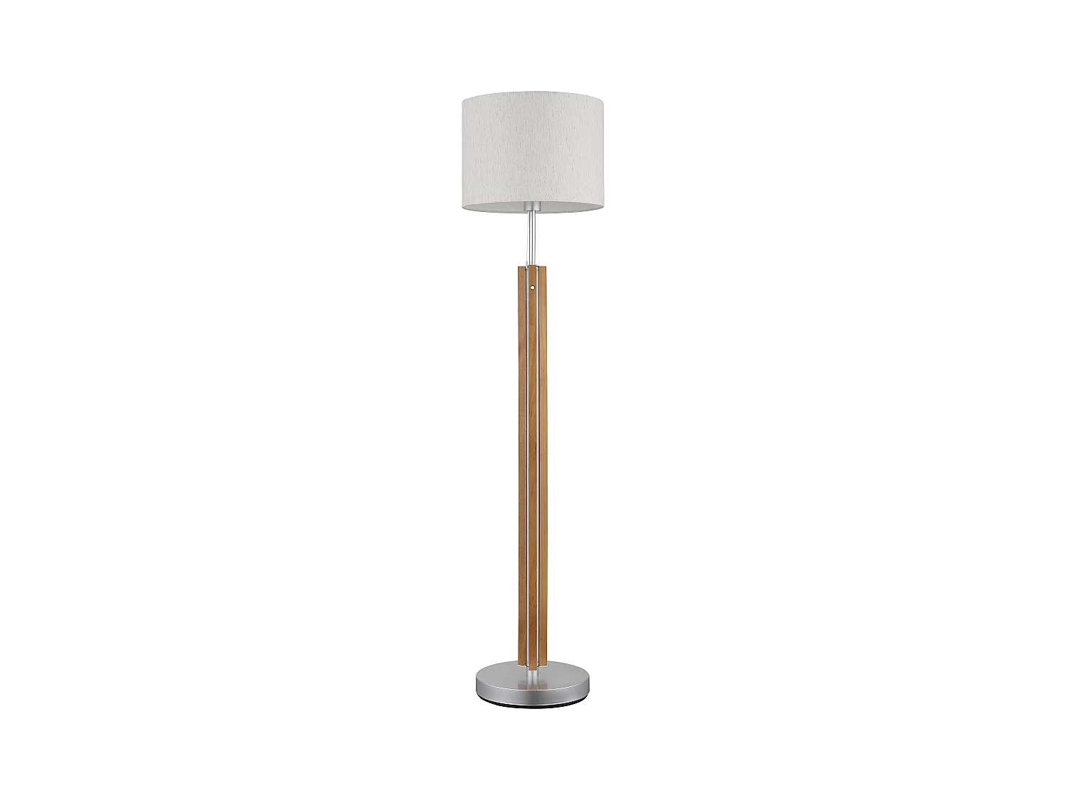 Lampadaire métal brun, 1x E27