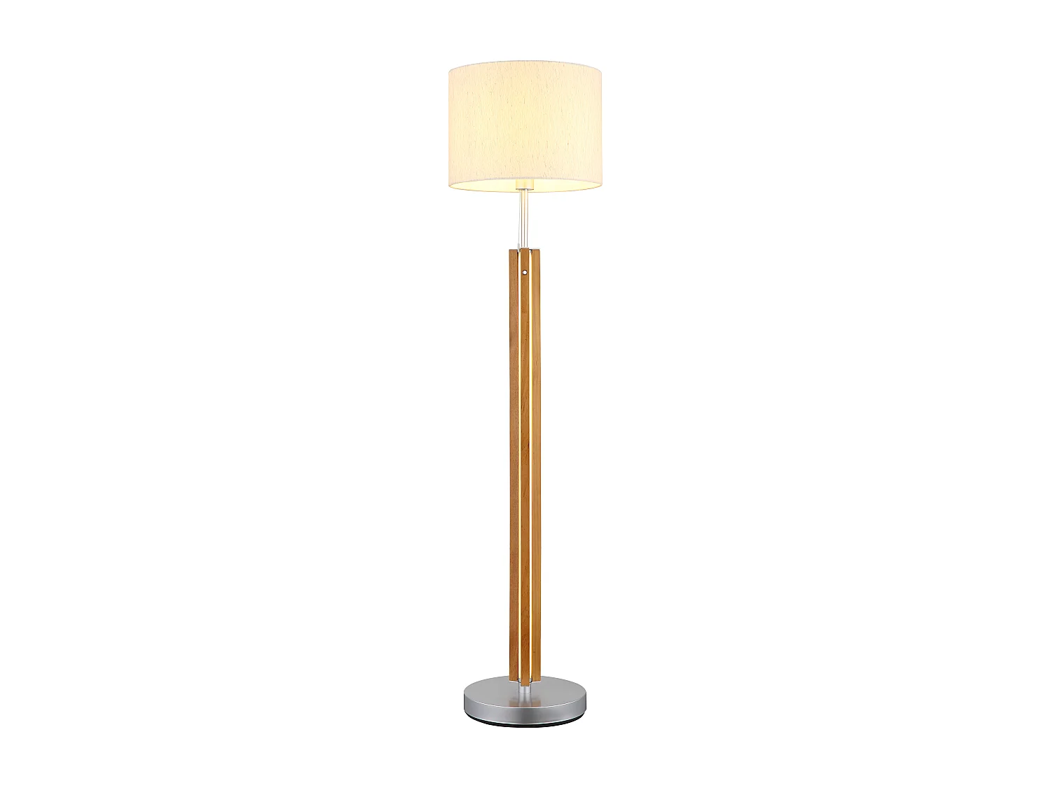 Lampadaire métal brun, 1x E27