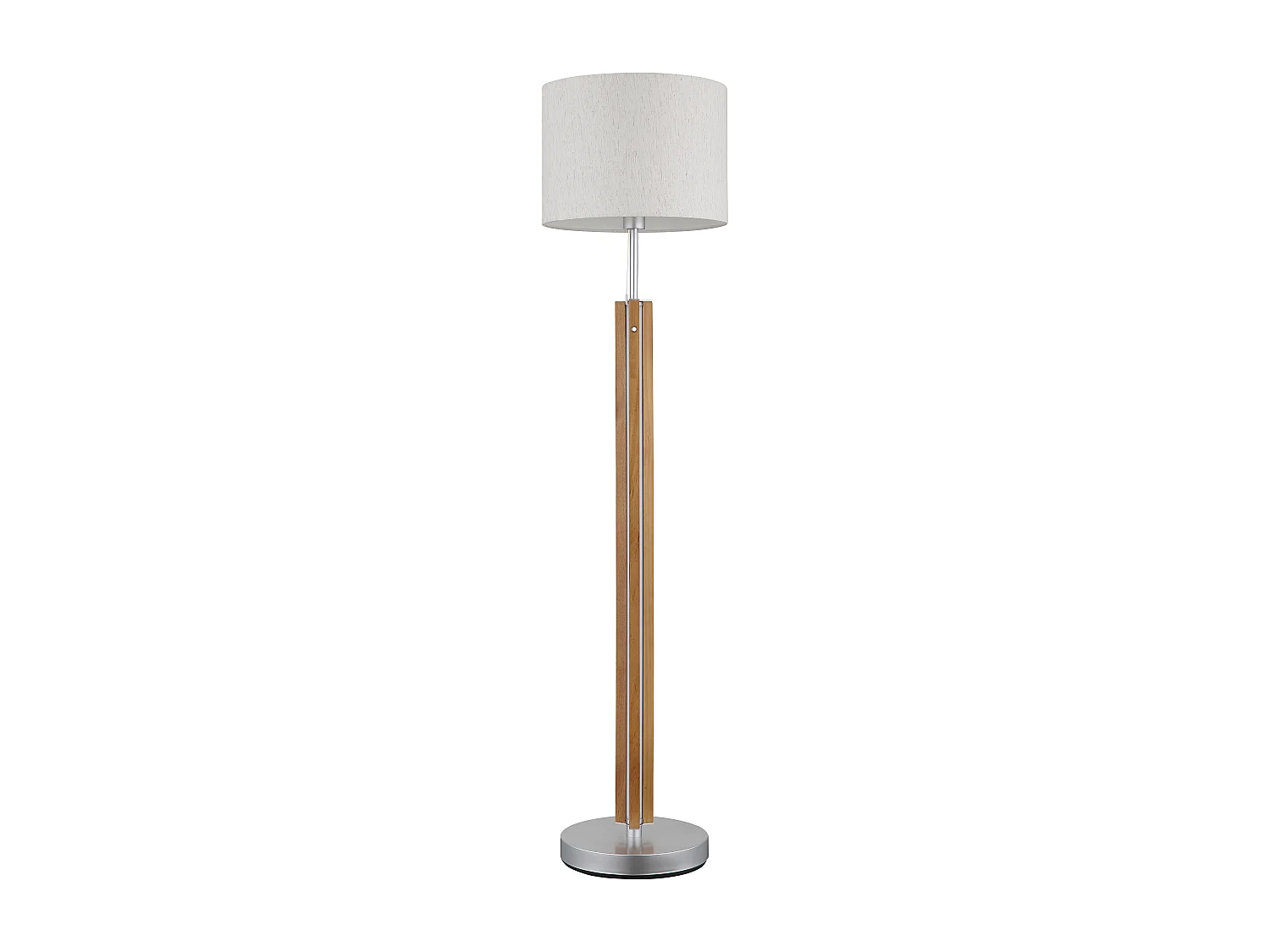 Lampadaire métal brun, 1x E27