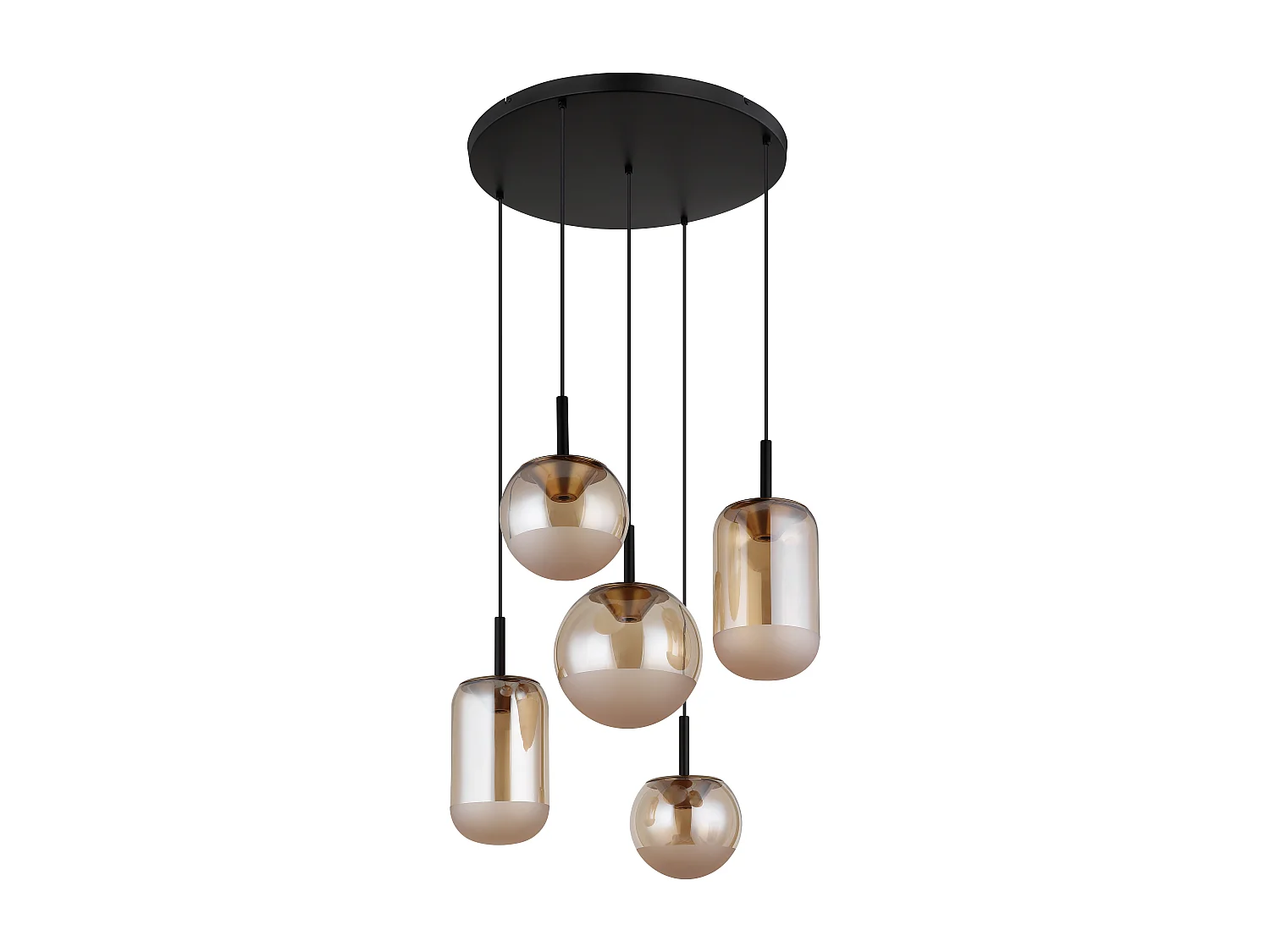 Hängeleuchte Metall schwarz matt, LED