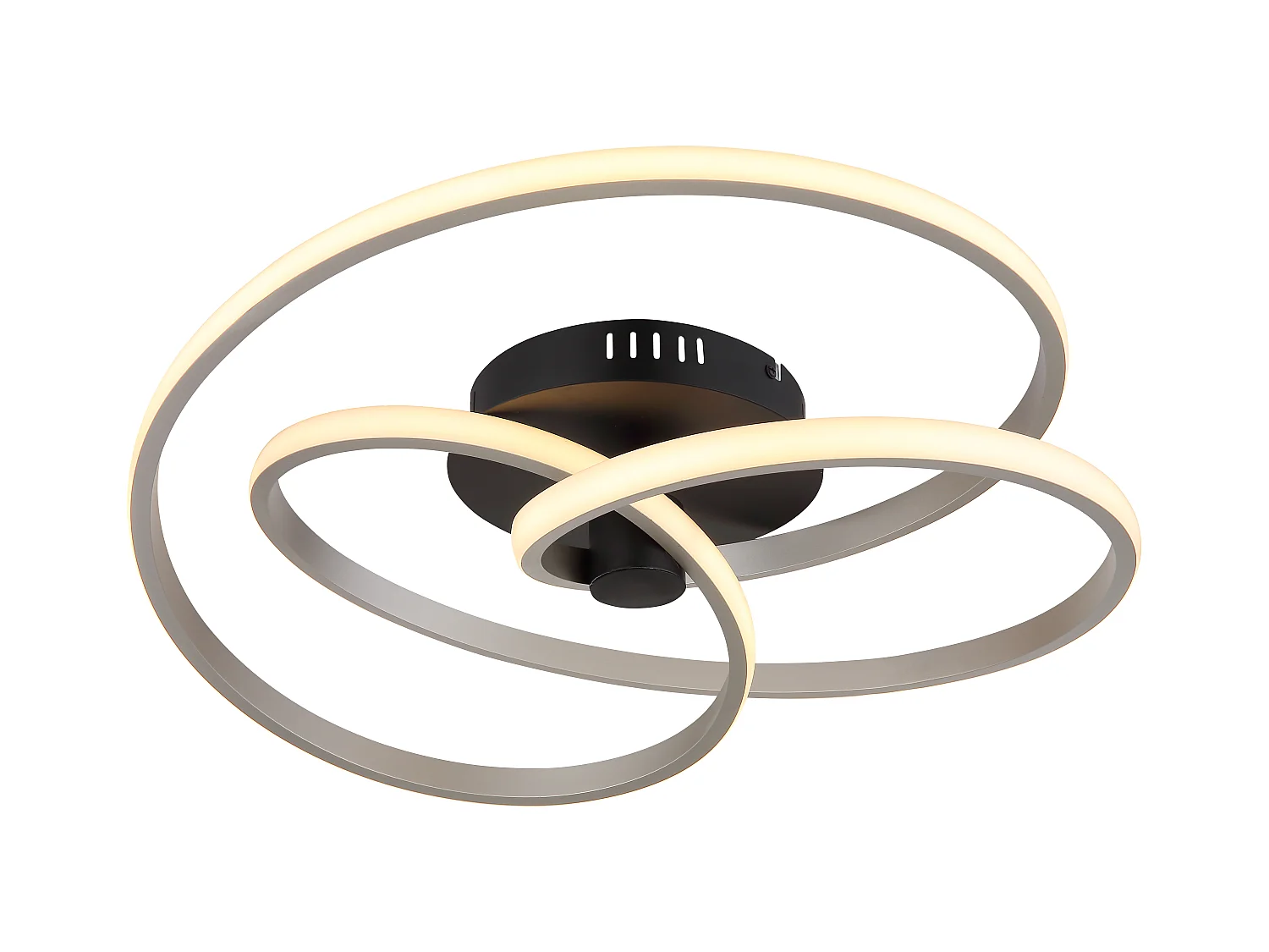 Deckenleuchte Metall schwarz matt, LED