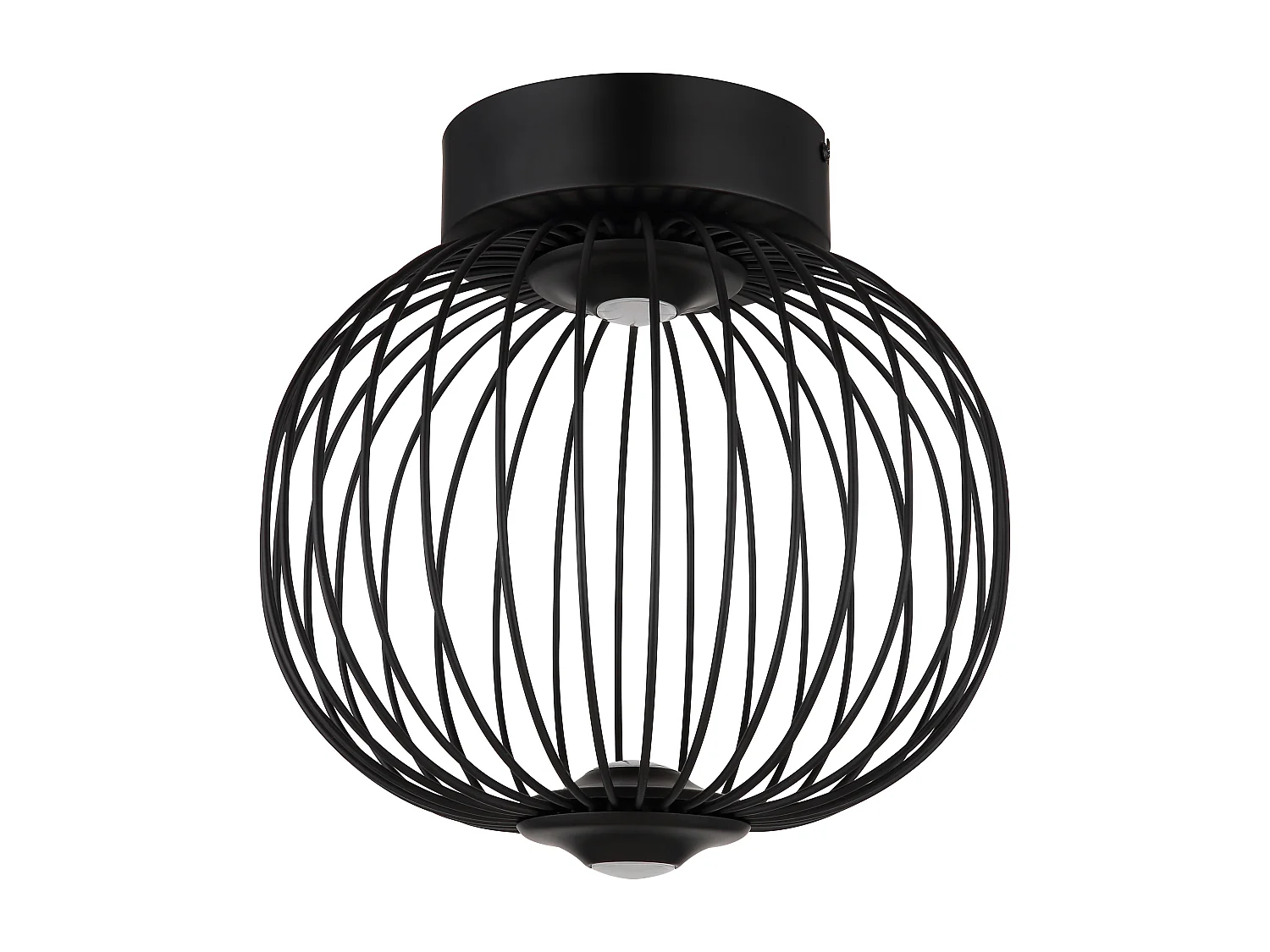 Deckenleuchte Metall schwarz matt, LED