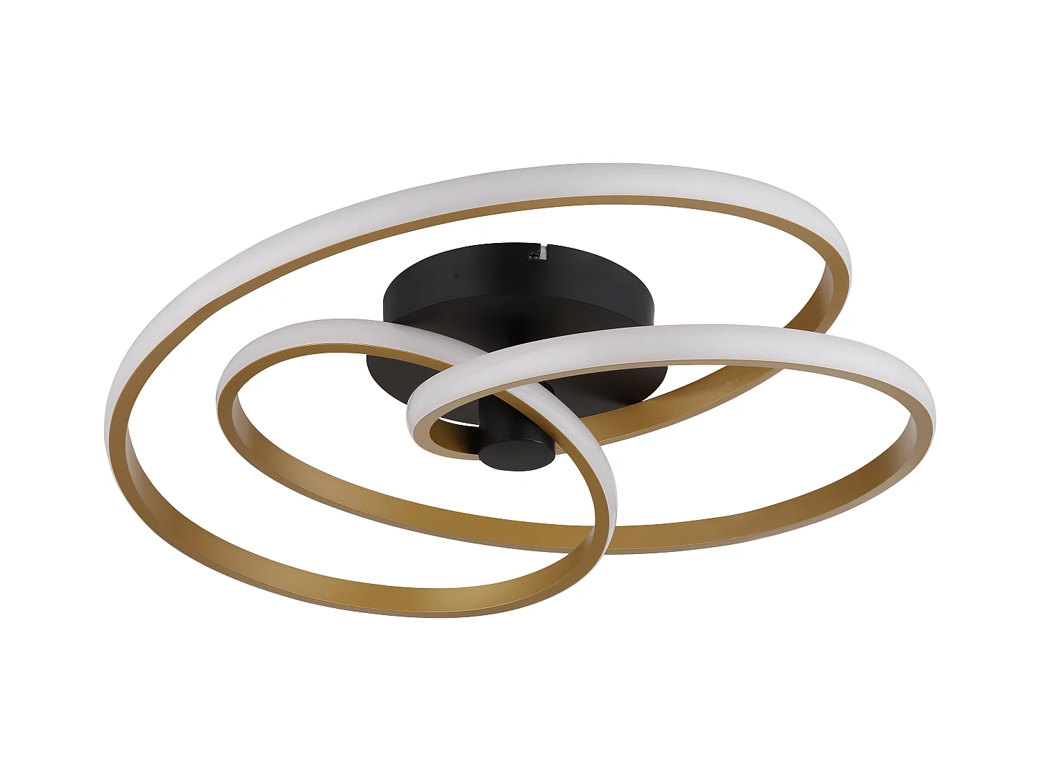 Deckenleuchte Metall schwarz matt, LED