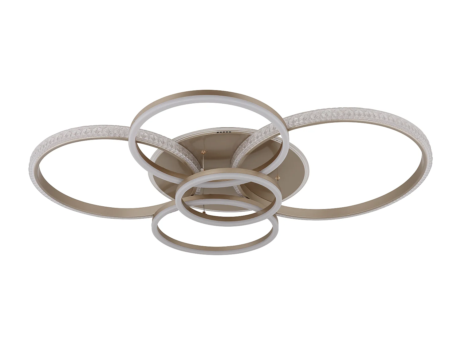 Deckenleuchte Metall champagnerfarben matt, LED