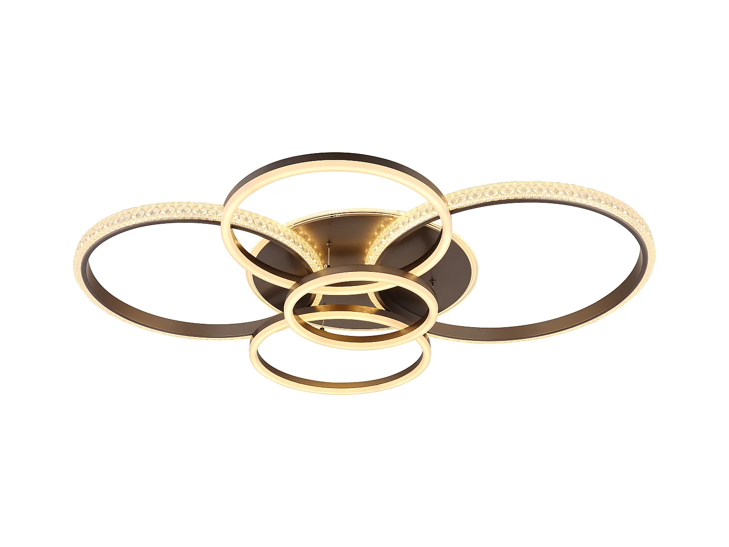 Plafonnier métal anthracite mat, LED