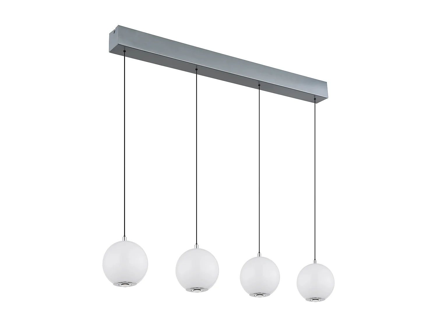 Hängeleuchte Metall grau matt, LED