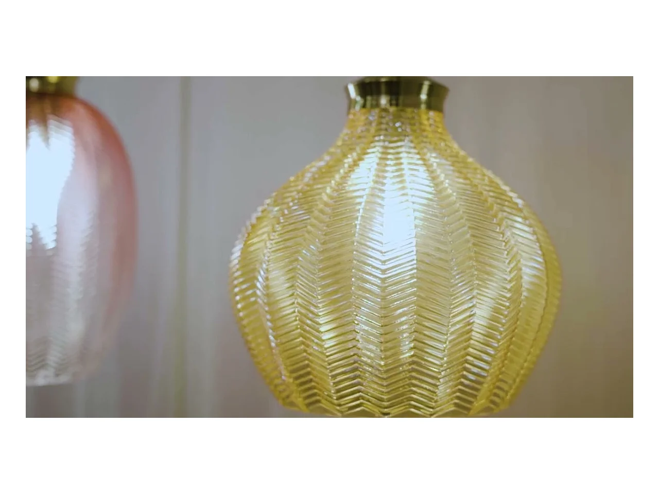 Suspension métal couleur or mat, 1x E27