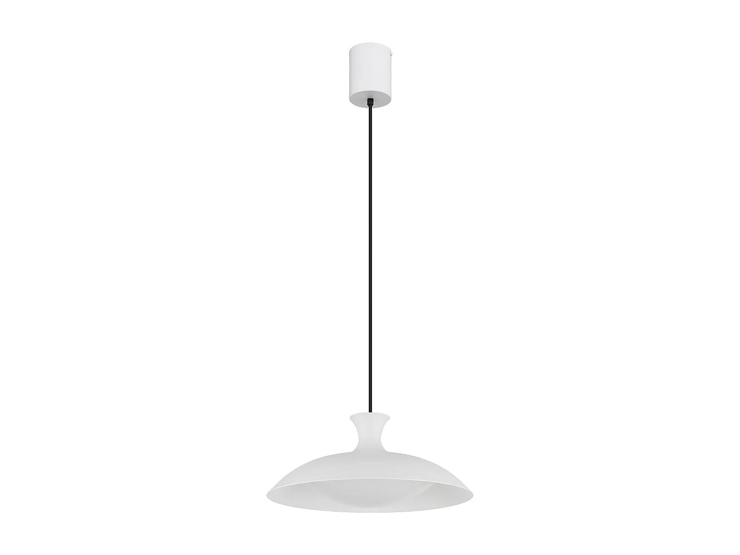 Hängeleuchte Metall weiß matt, LED