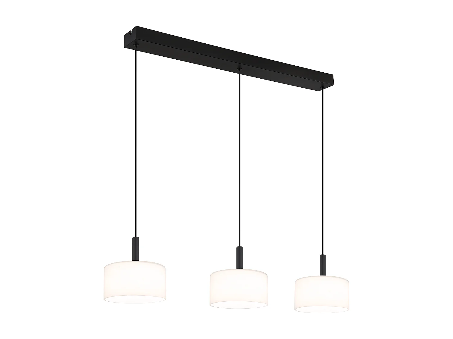 Hängeleuchte Metall schwarz matt, LED