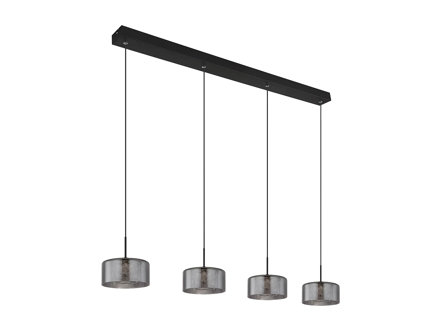 Hängeleuchte Metall schwarz matt, LED