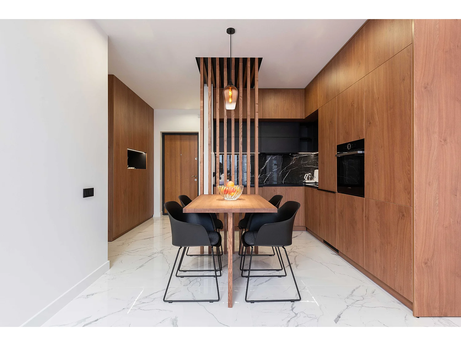 Hängeleuchte Metall schwarz matt, 1x E27