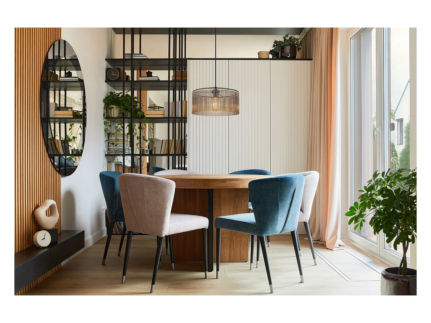 Hängeleuchte Metall schwarz matt, 1x E27