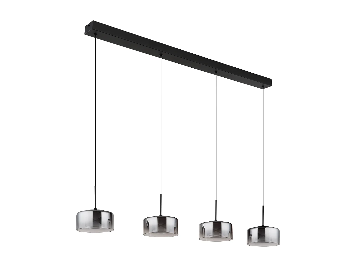 Hängeleuchte Metall schwarz matt, LED