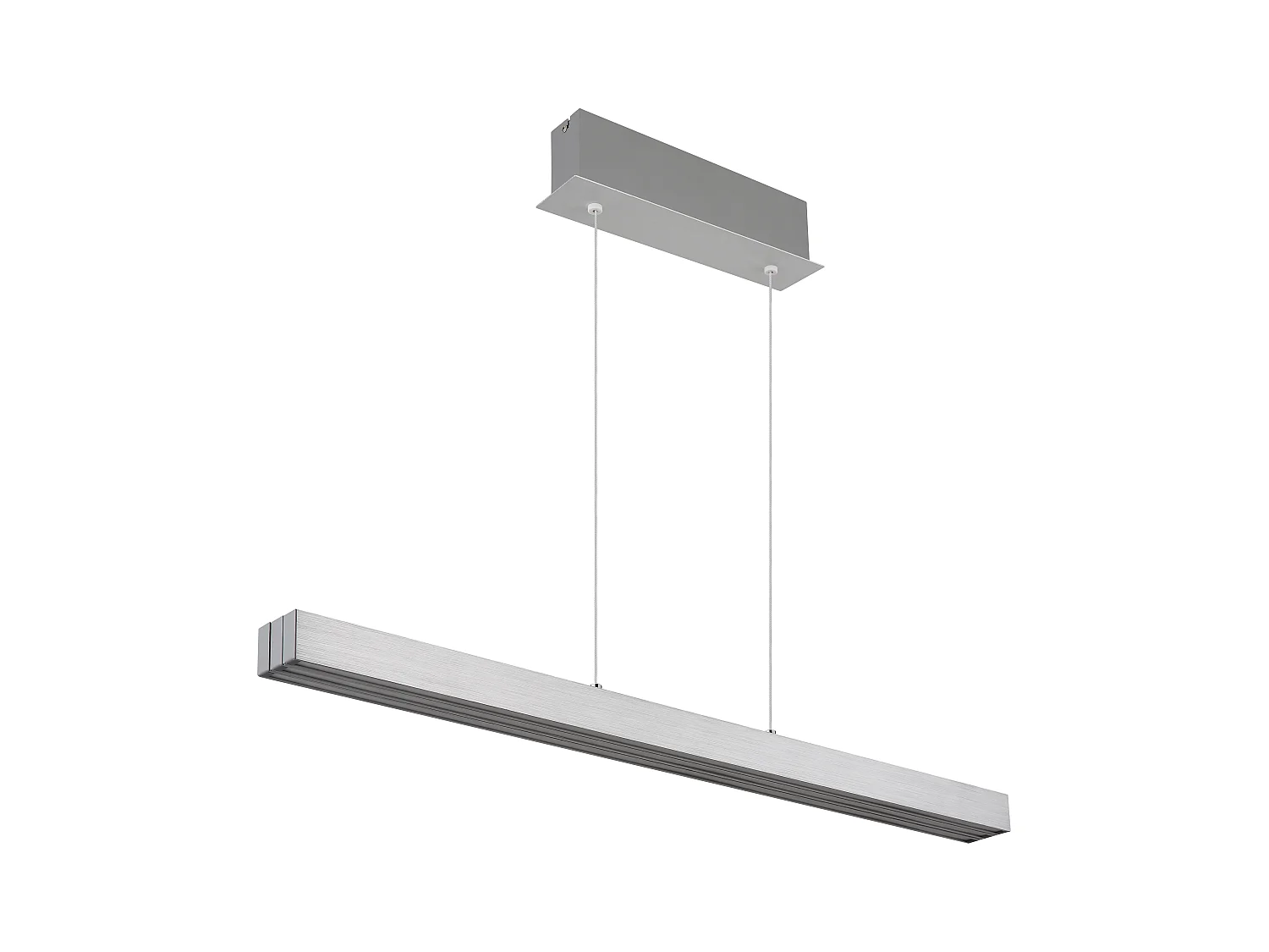 Suspension aluminium brossé, LED