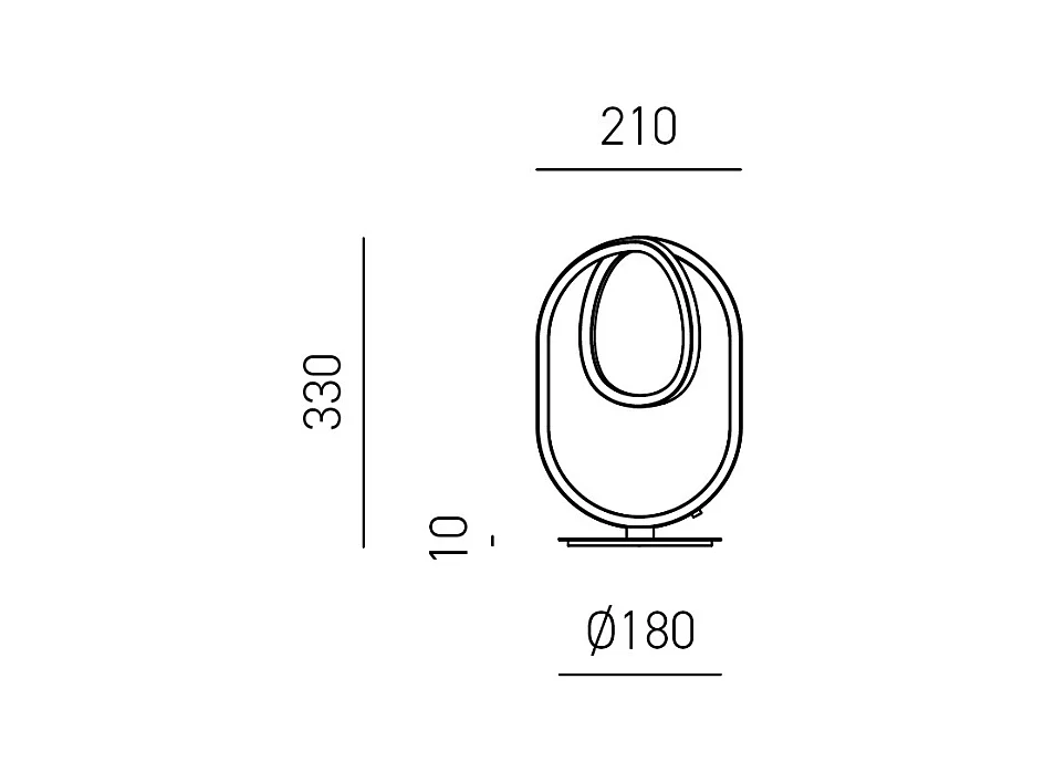 Diva – Dimmbare LED-Tischleuchte im modernen Design – satiniertes weißes Aluminium, Silikondiffusor, warmes Licht 3000 K, 17 W