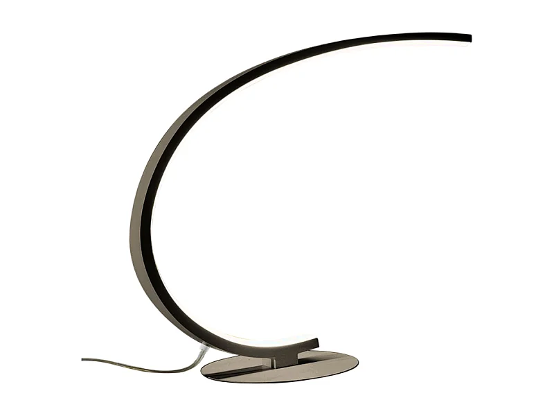 Iole dimmbare LED-Tischleuchte 12W warmes Licht 3000K - Titan, modernes Design, Aluminium IP20
