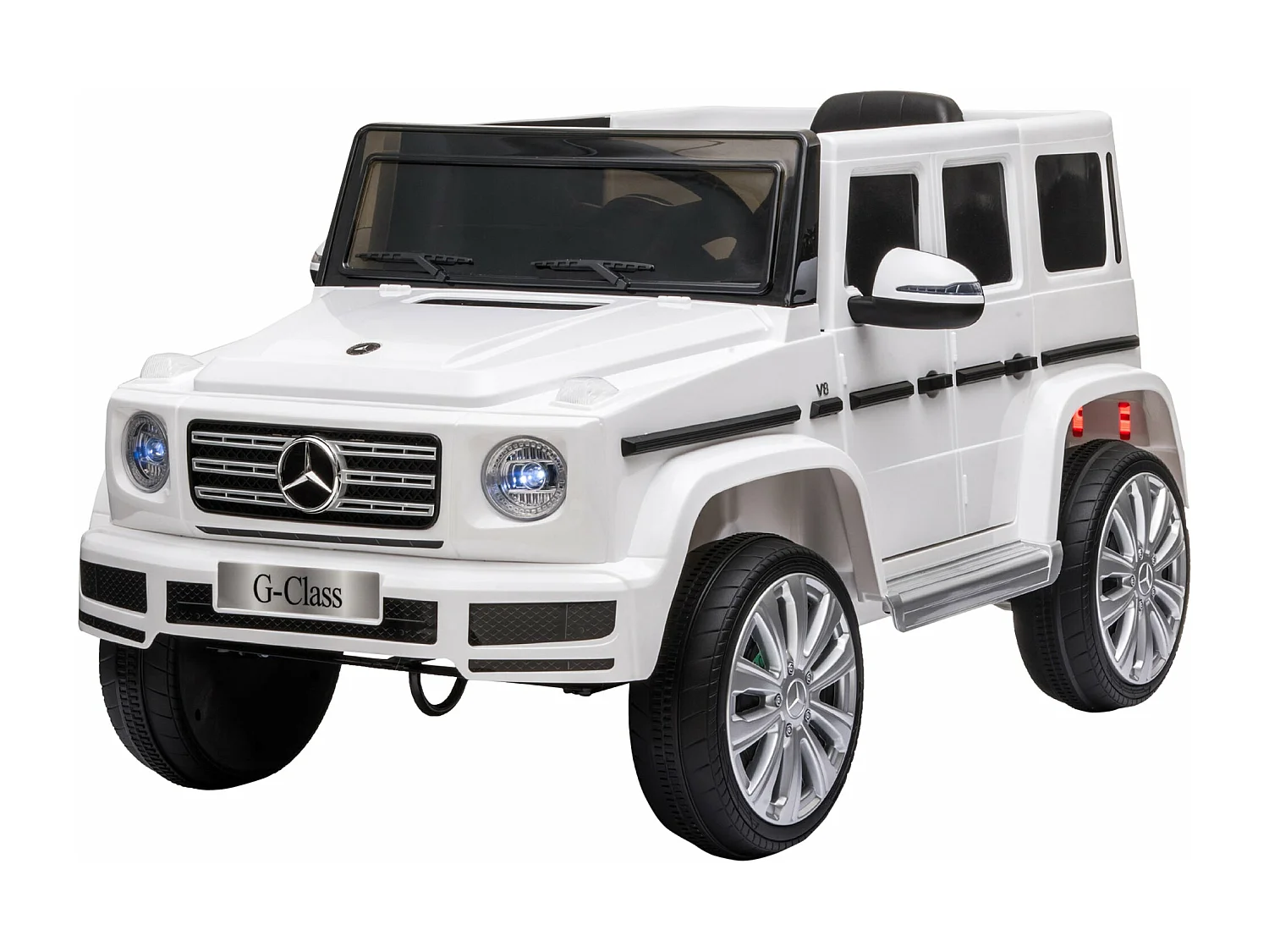 Carro Elétrico Infantil BENZ G500 Todo-o-Terreno com Controle Remoto e Música - Ideal para Crianças Acima de 3 Anos