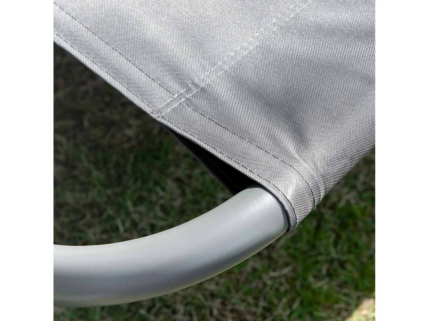 Espreguiçadeira Dupla de Jardim com Toldo Ajustável e Almofadas para Conforto a Dois