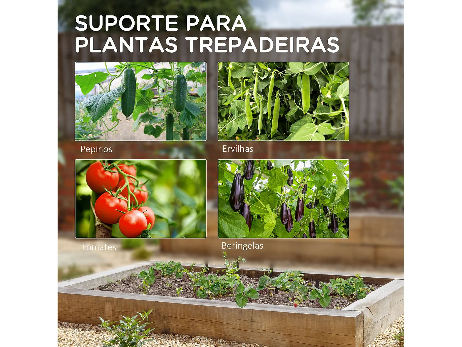Treliça de Jardim Triangular em Aço para Suporte de Plantas Trepadeiras - Ideal para Frutas, Flores e Decoração Externa 180x100x180 cm Verde