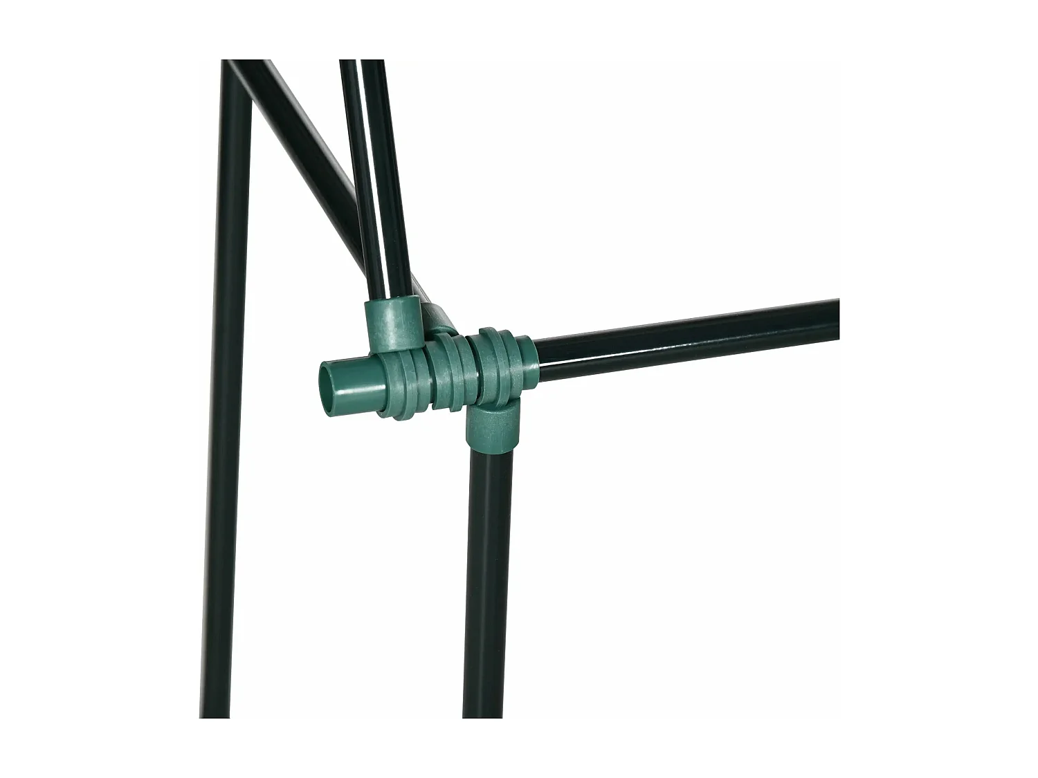 Conjunto de Treliças Porto com 3 Suportes para Plantas - 38x38x182 cm em Aço e PP