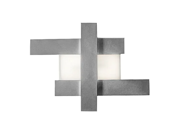30W LED-Wandleuchte im modernen Design - Geometrische Stahlstruktur, 3000K warmes Licht, 2620lm, Breite 65,5 cm, IP20