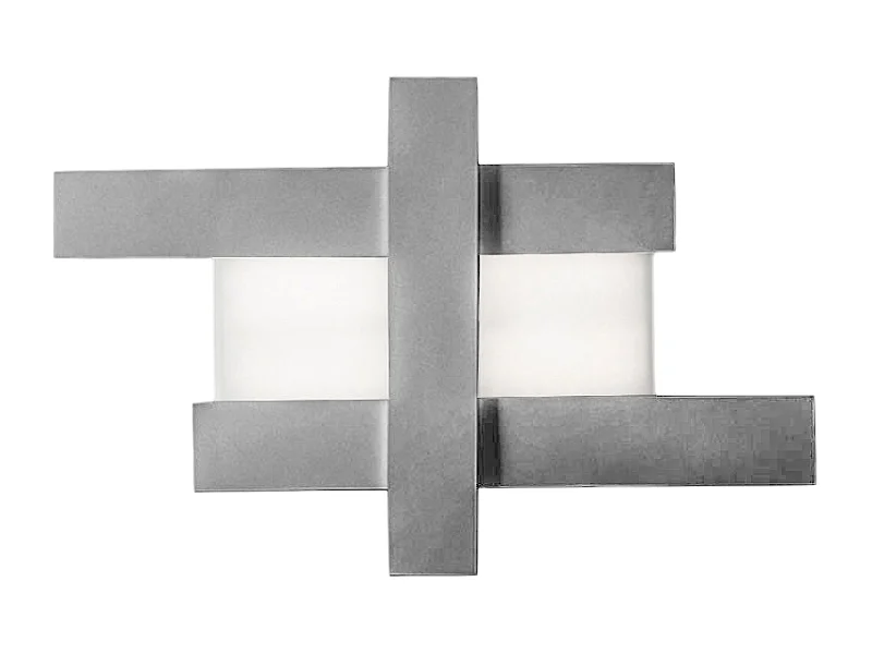 Applique LED 40W - Structure géométrique en acier, lumière chaude 3000K, 2620lm, largeur 84 cm