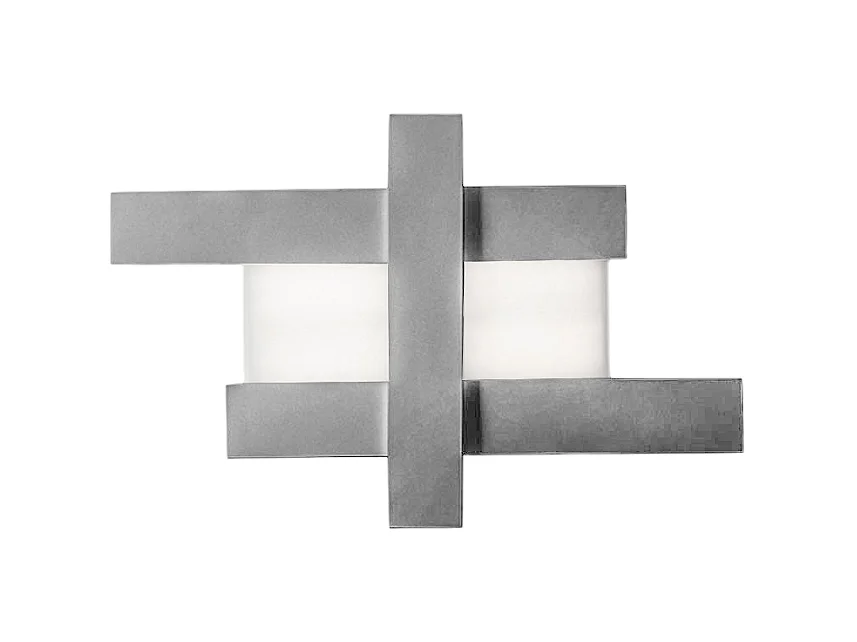 Applique LED 40W - Structure géométrique en acier, lumière chaude 3000K, 2620lm, largeur 84 cm